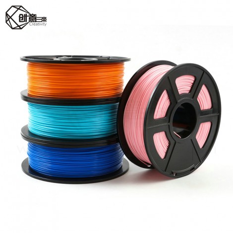 3D Printer Filament PETG 1.75mm 1KG With Spool Translucence Material Plastic PETG Filament 100% No Bubble Sublimation
