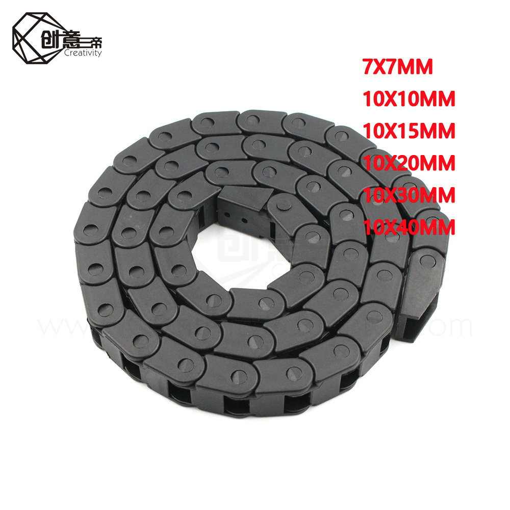 Cable Chain 10x20 mm 1M Non Snap-Open Plastic Towline Transmission Drag Chain Machine Auxcell Ltd 8523738615 