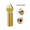 K1 Upgrade Volcano Brass Nozzles For 1.75mm Filament 0.4/0.6/0.8mm K1 Volcano Nozzle Vyper/ Sidewinder X1 Genius 3d printer Parts