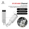 A1 A1 Mini Multi-Channel Filament Splitter for AMS Lite, Five-Way Feeding Single Channel Output Smooth Inner Wall Reinforced 3D Printer Filament Feed Accessories