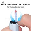 A1 A1 Mini Multi-Channel Filament Splitter for AMS Lite, Five-Way Feeding Single Channel Output Smooth Inner Wall Reinforced 3D Printer Filament Feed Accessories