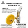 A1 Extruder Metal Gear Assembly Upgrade Kit, Precision‑Machined Brass Gear & Metal Lever Handle for Bambu Lab A1 / A1 Mini 3D Printer, Stable Feeding Retraction Extrusion Replacement Parts