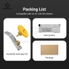 A1 Extruder Metal Gear Assembly Upgrade Kit, Precision‑Machined Brass Gear & Metal Lever Handle for Bambu Lab A1 / A1 Mini 3D Printer, Stable Feeding Retraction Extrusion Replacement Parts