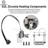 A2L Zirconia Hotend Heating Assembly Kit, Support 300℃ High Temperature with Thermistor Real-Time Temperature Detection 3D Printer Hot End Replacement Parts