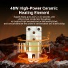 A2L Zirconia Hotend Heating Assembly Kit, Support 300℃ High Temperature with Thermistor Real-Time Temperature Detection 3D Printer Hot End Replacement Parts