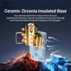 A2L Zirconia Hotend Heating Assembly Kit, Support 300℃ High Temperature with Thermistor Real-Time Temperature Detection 3D Printer Hot End Replacement Parts