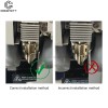 A2L Zirconia Hotend Heating Assembly Kit, Support 300℃ High Temperature with Thermistor Real-Time Temperature Detection 3D Printer Hot End Replacement Parts