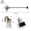 A2L Zirconia Hotend Heating Assembly Kit, Support 300℃ High Temperature with Thermistor Real-Time Temperature Detection 3D Printer Hot End Replacement Parts