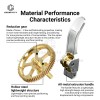 For Bambu Lab A2L All Metal Extruder DLC Nano Coated Hardened Steel Helical Gear Feed Kit, 3D Printer Parts