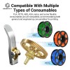 For Bambu Lab A2L All Metal Extruder DLC Nano Coated Hardened Steel Helical Gear Feed Kit, 3D Printer Parts