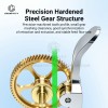 For Bambu Lab A2L All Metal Extruder DLC Nano Coated Hardened Steel Helical Gear Feed Kit, 3D Printer Parts