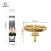 For Bambu Lab A2L All Metal Extruder DLC Nano Coated Hardened Steel Helical Gear Feed Kit, 3D Printer Parts