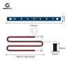 Super Bright LED Light Strip Kit for Flashforge Adventurer 5M / 5M Pro 3D Printer Upgrade Accessory