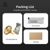 All‑Metal Gear Assembly for SPARKX i7 3D Printer, Brass Drive & Driven Gear Replacement Kit, Solve Plastic Gear Wear Tooth‑Break Issues