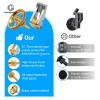 All‑Metal Gear Assembly for SPARKX i7 3D Printer, Brass Drive & Driven Gear Replacement Kit, Solve Plastic Gear Wear Tooth‑Break Issues