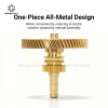 All‑Metal Gear Assembly for SPARKX i7 3D Printer, Brass Drive & Driven Gear Replacement Kit, Solve Plastic Gear Wear Tooth‑Break Issues