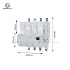 BMCU 370C Dual‑Microswitch Version, Perfect Replacement for Bambu Lab AMS Lite Auto Multi‑Color Feeder, Compatible with A1 / A1 Mini