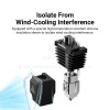 Integrated Hotend Nozzle Kit for C5 / C5 Pro 3D Printer, High Flow High Temperature Quick‑Replace Printing Accessories