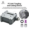 FC Anti-Tangling Filament Cutter, 3D Printer Filament Cutting Device, Prevent Filament Tangling & Jamming, Smooth Feeding Replacement Part for Bambu Lab 3D Printers