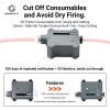 FC Anti-Tangling Filament Cutter, 3D Printer Filament Cutting Device, Prevent Filament Tangling & Jamming, Smooth Feeding Replacement Part for Bambu Lab 3D Printers