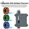 FC Anti-Tangling Filament Cutter, 3D Printer Filament Cutting Device, Prevent Filament Tangling & Jamming, Smooth Feeding Replacement Part for Bambu Lab 3D Printers