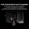 Kobra 3 Hotend Kit, Brass Nozzle Extruder Hot End Assembly Compatible with Anycubic Kobra 3 / Kobra 3 Combo 3D Printer Wear‑Resistant Heating Block Print Head Replacement Parts
