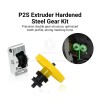 Hardened‑Steel Extruder Double Gear Kit for Bamboo Lab P2S / X2D 3D Printer, Wear‑Resistant High‑Temperature Extrusion Drive Gear Assembly, 3D Printer Upgrade Replacement Part