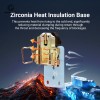 Upgraded Zirconia Base P2S Hotend Heating Assembly for Bambu Lab P2S 3D Printer High Temp Heat Block Extruder Replacement Parts