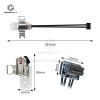 Upgraded Zirconia Base P2S Hotend Heating Assembly for Bambu Lab P2S 3D Printer High Temp Heat Block Extruder Replacement Parts
