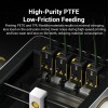 PTFE Teflon Tube 4.5×6mm for Snapmaker U1 3D Printer High Temperature Resistant Reusable Flexible Filament Guide Tubing