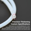 PTFE Teflon Tube 4.5×6mm for Snapmaker U1 3D Printer High Temperature Resistant Reusable Flexible Filament Guide Tubing