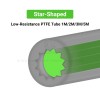 Star-Shaped Inner Hole PTFE Tube, 4mm OD 2.2mm ID Low Friction PTFE Pipe, Smooth Inner Surface 3D Printer Filament Tubing Replacement Parts