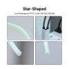 Star-Shaped Inner Hole PTFE Tube, 4mm OD 2.2mm ID Low Friction PTFE Pipe, Smooth Inner Surface 3D Printer Filament Tubing Replacement Parts
