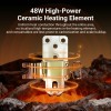 A1 Series H2D Hotend Heating Assembly Kit, Zirconia Base High Temperature Resistant Stable 3D Printer Hot End Upgrade Replacement Accessories