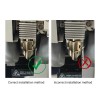 A1 Series H2D Hotend Heating Assembly Kit, Zirconia Base High Temperature Resistant Stable 3D Printer Hot End Upgrade Replacement Accessories