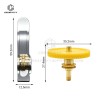 Bamboo Lab A2L Extruder Hardened Steel Gear Kit, All-Metal Gear Handle Assembly, Durable 3D Printer Accessories