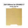 Double Sided PEI Spring Steel Sheet Dual-Side PEI Sprayed Build Plate for 3D Printing Compatible with PLA PETG ABS TPU Nylon Filament