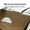 Double Sided PEI Spring Steel Sheet Dual-Side PEI Sprayed Build Plate for 3D Printing Compatible with PLA PETG ABS TPU Nylon Filament