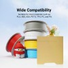 Double Sided PEI Spring Steel Sheet Dual-Side PEI Sprayed Build Plate for 3D Printing Compatible with PLA PETG ABS TPU Nylon Filament