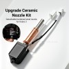 Upgraded Ceramic Hotend Nozzle Kit for Kobra 3 3D Printer, Detachable Hardened Steel Nozzle Heating Assembly Replacement Parts