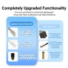 Upgraded Ceramic Hotend Nozzle Kit for Kobra 3 3D Printer, Detachable Hardened Steel Nozzle Heating Assembly Replacement Parts