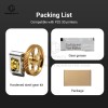 P2S Extruder Hardened Steel Gear Kit Dual Drive Gear Assembly for 3D Printer High Precision & Durable Filament Feed Parts