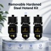 High Flow Hotend Assembly for Bambu Lab P2S / P2S C, Hardened Steel Quick Swap Nozzle 0.4/0.6/0.8mm, 30s Fast Nozzle Change 3D Printer Replacement Part