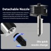 High Flow Hotend Assembly for Bambu Lab P2S / P2S C, Hardened Steel Quick Swap Nozzle 0.4/0.6/0.8mm, 30s Fast Nozzle Change 3D Printer Replacement Part