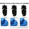High Flow Hotend Assembly for Bambu Lab P2S / P2S C, Hardened Steel Quick Swap Nozzle 0.4/0.6/0.8mm, 30s Fast Nozzle Change 3D Printer Replacement Part