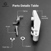 Cutter Handle Lever Assembly for Bambu Lab A2L 3D Printer, Filament Cutter Lever Replacement Kit with Spring Screw Washer Accessories