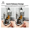 Cutter Handle Lever Assembly for Bambu Lab A2L 3D Printer, Filament Cutter Lever Replacement Kit with Spring Screw Washer Accessories