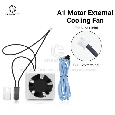 For bambu lab A1 A1 mini Extrusion Motor Cooling Fan Kit Auto Start-stop High-efficiency Silent Fan for 3D printer accessories