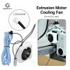 For bambu lab A1 A1 mini Extrusion Motor Cooling Fan Kit Auto Start-stop High-efficiency Silent Fan for 3D printer accessories