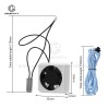 For bambu lab A1 A1 mini Extrusion Motor Cooling Fan Kit Auto Start-stop High-efficiency Silent Fan for 3D printer accessories